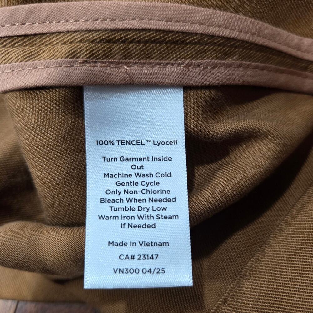 Talbots Chore Jacket Cinched Back, Patch Pockets Tencel Nwt Size Large - Picture 6 of 7